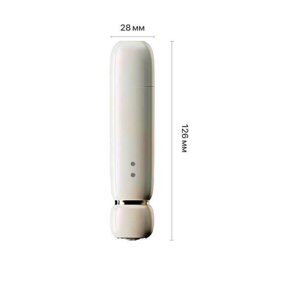 Вакуумний кліторальний стимулятор Zalo Lia Floral White, 3 насадки, 3 режими, різна інтенсивність | Зображення 1