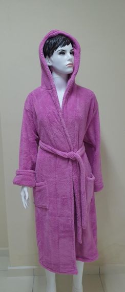 Халат Zeron 127978 Туреччина С  Велсофт Бузковий