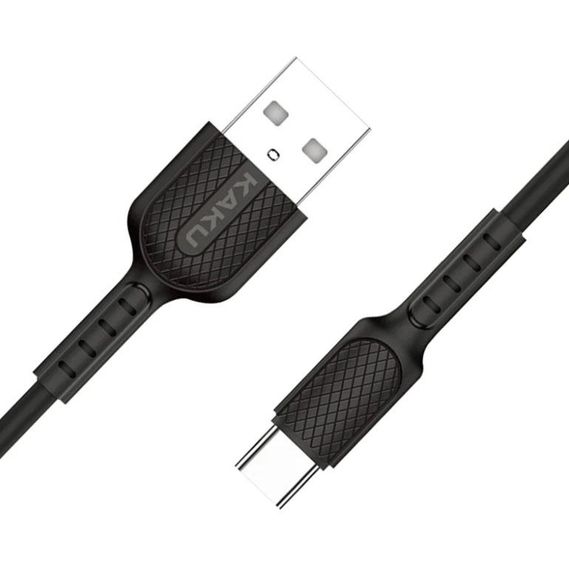 USB кабель Kaku KSC-111 USB Type-C 1m - Black | Зображення 1