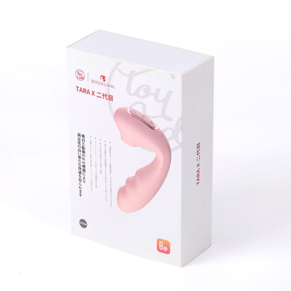 Вибратор с вакуумом и управлением со смартфона BeYourLover Tara X 2, 13,9 × 8 см Sex Aura | Зображення 1