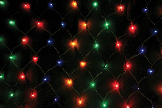 Гірлянда сітка мультиколір XPRO 1,5*1,5 м 100 LED (GR- 57_13120) | Зображення 1