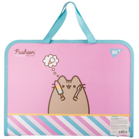 Папка портфель YES Pusheen Stormy 492238 3х26х35 см | Зображення 3