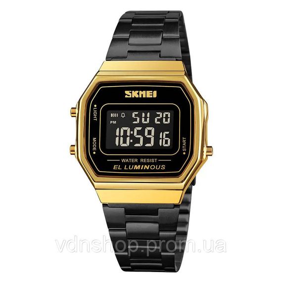 Классик часы скмей SKMEI 1647GDBK, Оригинальные мужские часы винтажные на цепочке CW-49 | Зображення 4