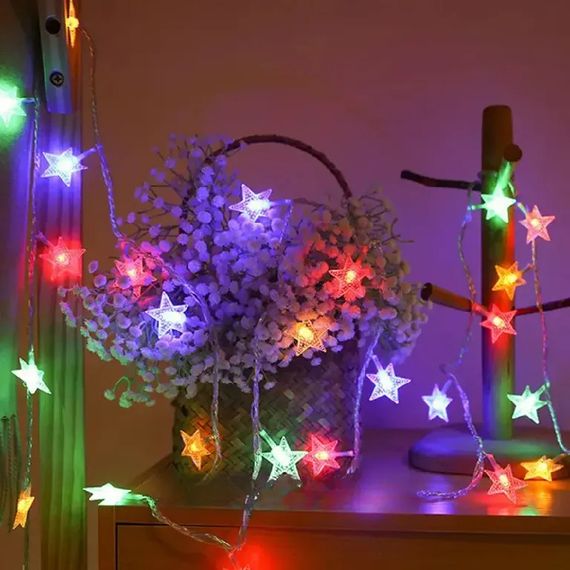 Гірлянда-штора Зіркопад USB, 3х3м, різнокольорова, 300 LED, 8 режимів світіння, IP44, пульт керування, XPRO (234575729_313) | Зображення 2