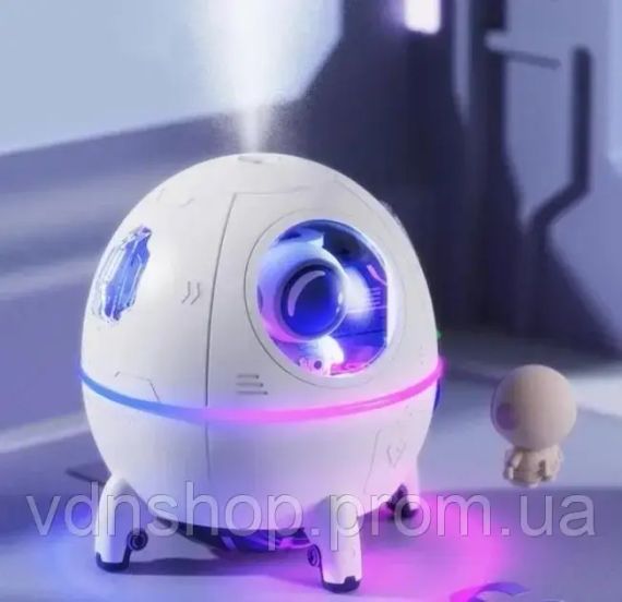 Увлажнитель – аромадиффузор Humidifier Астронавт 2в1 220мл с подсветкой | Зображення 1