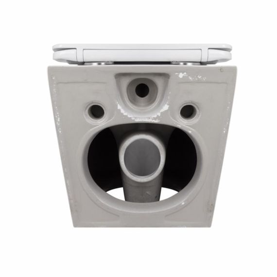 Унитаз подвесной Qtap Swan безободковый Ultra Quiet c сиденьем Soft-close QT16335179W | Зображення 6