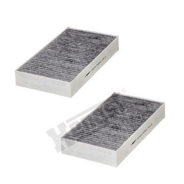 Фильтр салона угольный компл. Mercedes Benz W164/251 05-, Hengst, E2912LC01-2,