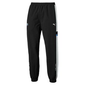 Штаны спортивные Puma BMW MMS Street 595465 01 (черные, мужские, нейлон-эластан, свободный крой, логотип пума)