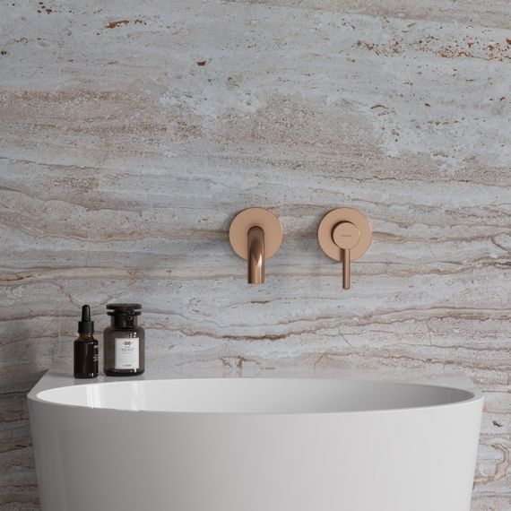 Смеситель для раковины Omnires Y скрытого монтажа brushed copper (Y1215HCPB) | Зображення 2