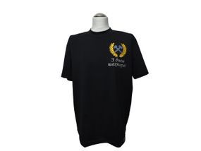 Футболка чоловіча трикотажна чорний з вишивкою подарунок з днем шахтаря гірнику 56