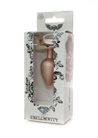 Анальна пробка - Jewellery Pearl Gold Heart Plug Clear S Sex Aura | Зображення 6