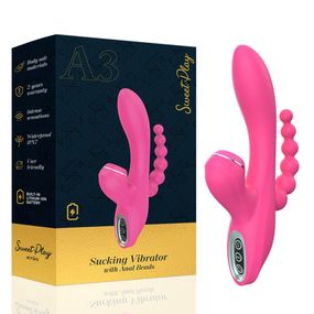 Потрійний вібростимулятор EROSPACE SWEET PLAY A3 Sex Aura