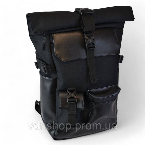 Рюкзак міцний чоловічий, Рюкзак міський roll-top, Практичний рюкзак рол топ TO-76 | Зображення 6