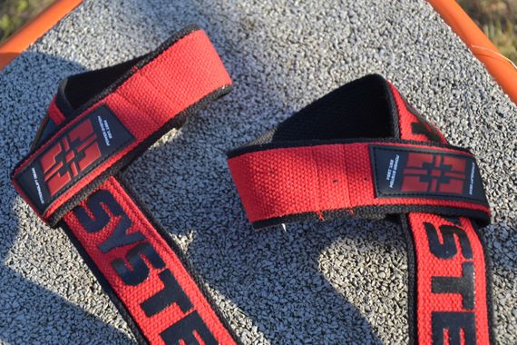 Лямки для тяги Power System PS-3401 Lifting Straps Duplex Black/Red | Зображення 8