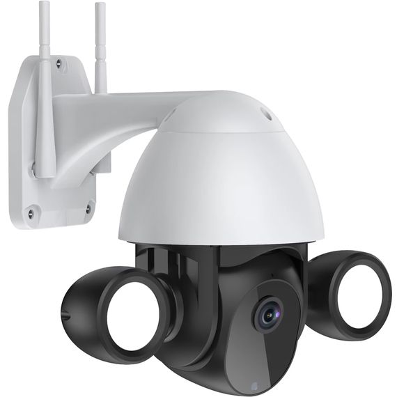 Уличная поворотная WiFi камера видеонаблюдения USmart OPC-04W, с прожектором, 3 МП, PTZ, поддержка Tuya (0192) | Зображення 1