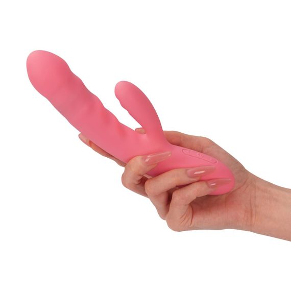 Вібратор-кролик Svakom Avery Strawberry Pink зі стовбуром, що рухається, рух вперед-назад Sex Aura | Зображення 5