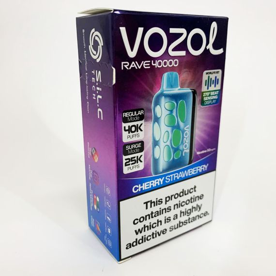 Vozol Rave 40000. Вишня Клубника (Cherry Strawberry) | Зображення 1