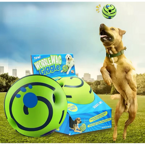 Іграшковий м'яч для собак, м'ячик для дресування тварин, з вбудованим звуковим елементом