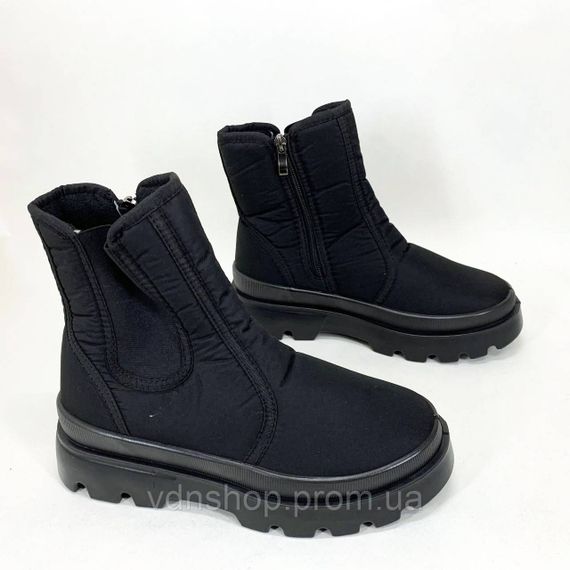 Черевики жіночі демісезонні чорні 40р 25см Ботильйони жіночі модні черевики AT-66 | Зображення 1