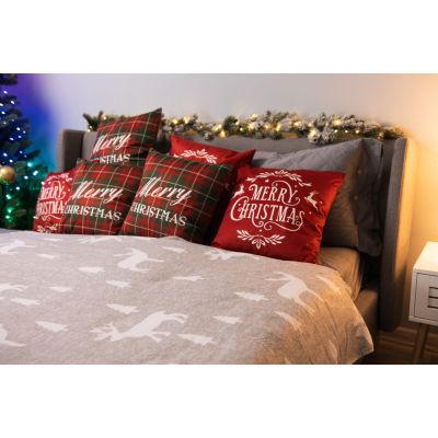 Плед Ardesto Christmas Fleece 130x160см, 100% полиэстер, олени (ART0716PB) | Зображення 4