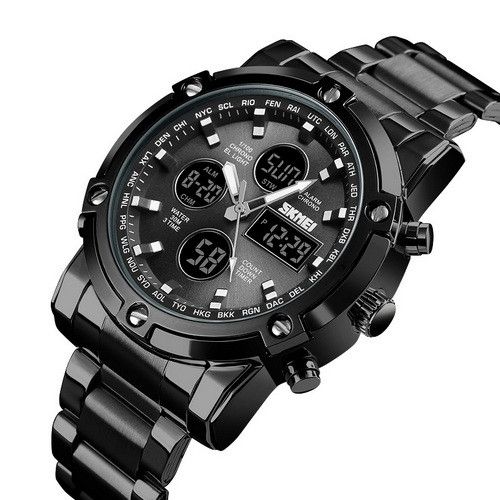 Skmei 1389BK All Black | Зображення 1