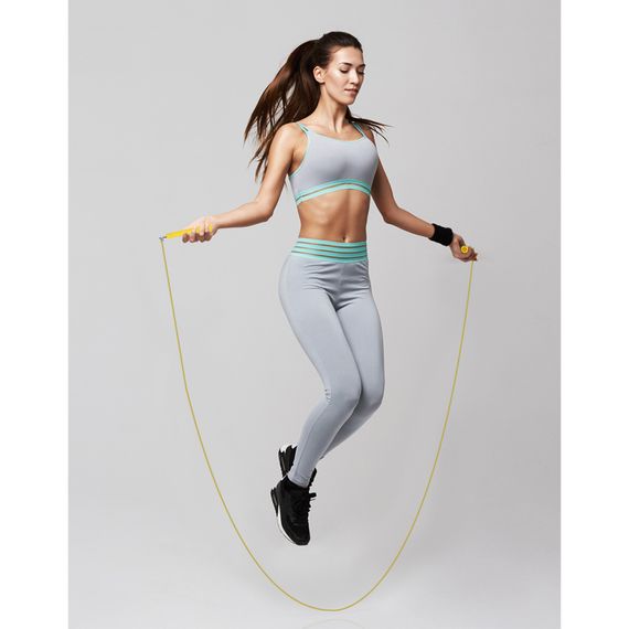 Скакалка 4FIZJO швидкісна для кросфіту Standard+ Yellow 4FJ0184 (P-5907739311535) | Зображення 4