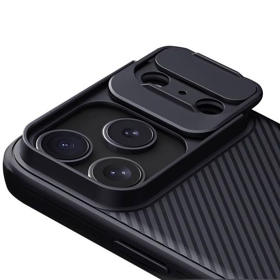 Карбонова накладка Nillkin CamShield Pro для Apple iPhone 17 Pro (6.3") Black | Зображення 6