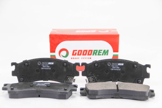 Колодки передні гальмівні Premacy/Protege/323/626/Eunos/Xedos/MX6/Probe 92-05, GOODREM (RM1392)