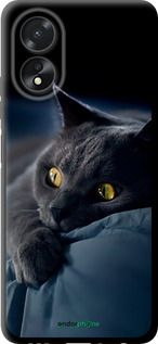 Чохол на Oppo A38 4G Димчастий кіт "825b-3337-2448"