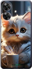 Чохол на Realme Note 60 Білий кіт "5646u-3761-2448"