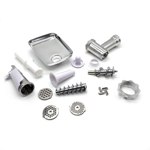 Електром'ясорубка з насадкою для томатів Zepline ZP-002 3000 W (1 кнопка) Чорна