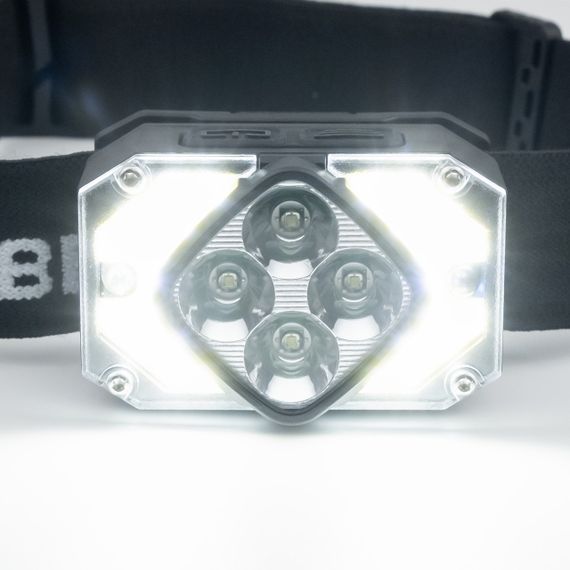 Ліхтар Tribe Night Vision налобний акумуляторний оливковий, потужний тактичний ліхтарик, трайб ліхтар для походу | Зображення 5