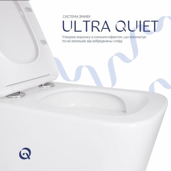 Унітаз підвісний Qtap Tern із сидінням Soft-close QT17332303ASW | Зображення 4