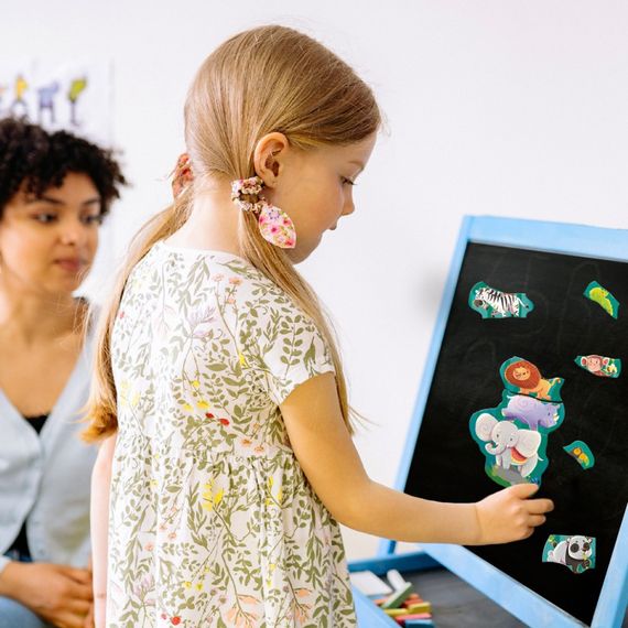 Дитяча магнітна гра "Друзі з джунглів" 200256, 8 елементів | Зображення 5