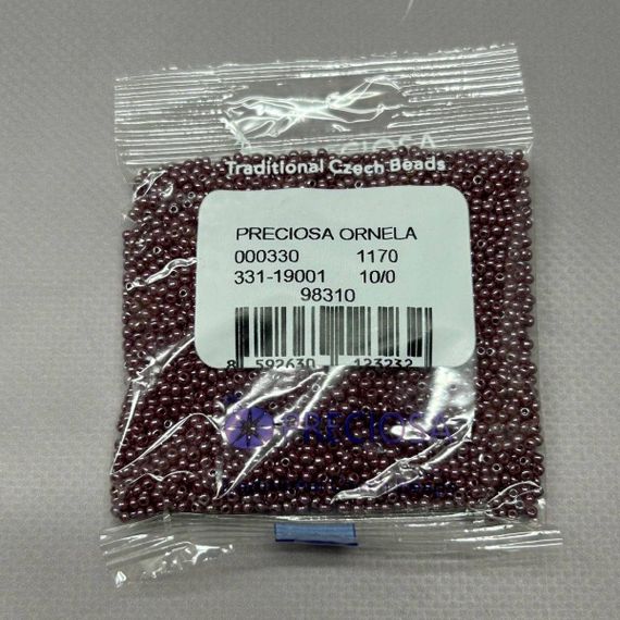 Бисер чешский Preciosa 10/0, цвет 98310 - 5 г | Зображення 1