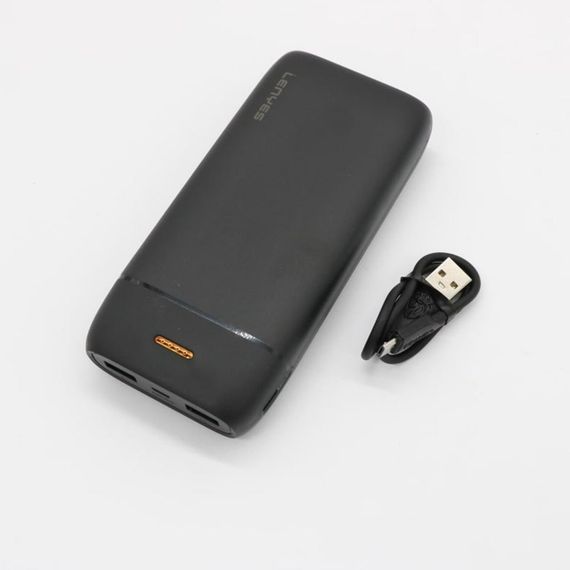 Портативний зарядний пристрій зі швидкою зарядкою 20000mAh з USB, LENYES PX267, Чорний / Повербанк для телефону / Зовнішній | Зображення 8