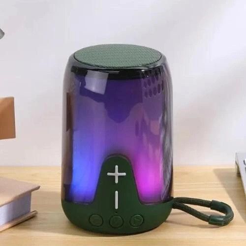 Портативна колонка TG652 5W з RGB підсвічуванням та ремінцем. TZ-733 Колір: зелений | Зображення 2