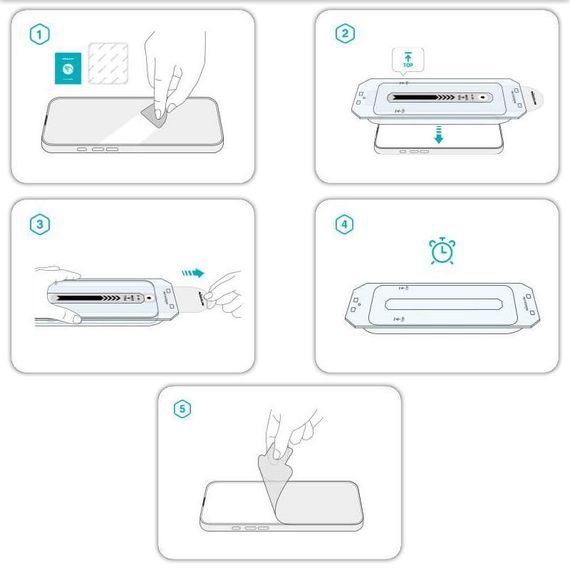 Захисне скло Nillkin (CP+PRO) для Apple iPhone 17 (6.3") (+ аппликатор) Чорний | Зображення 4