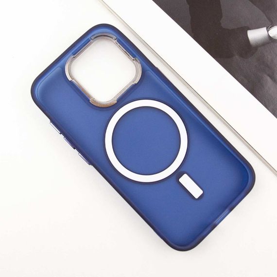 Чохол TPU+PC Lily with MagSafe для Apple iPhone 13 Pro Max (6.7") Deep Navy | Зображення 3