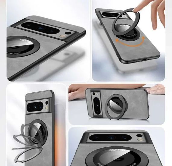 Нубуковий чохол MagSafe Google Pixel 8 Pro Чорний | Зображення 1