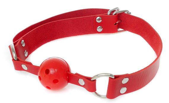 Кляп Fetish Boss Series - Ball Gag rubber Red 2, BS6100034 Sex Aura | Зображення 5