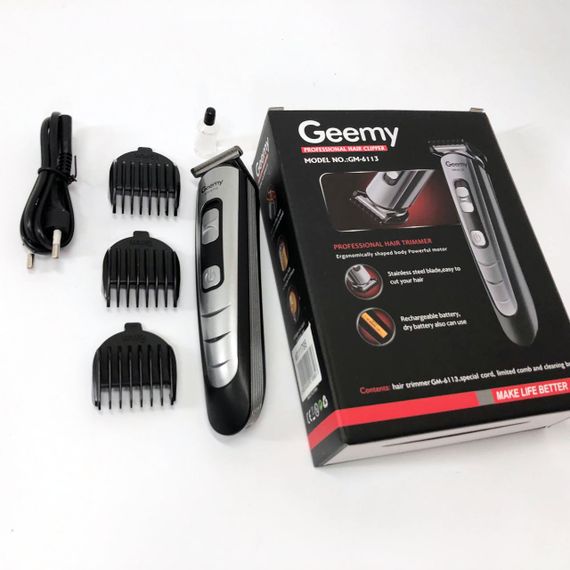 Тример для бороды Gemei GM-6113, Машинка для OT-289 стрижки мужская | Зображення 8
