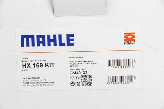 Фільтр АКПП MINI Cooper 1.4-2.0 06-16, MAHLE/KNECHT (HX169KIT) | Зображення 2