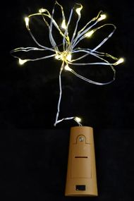 Электрическая гирлянда YES Сork light for bottle 801136 1.6 м 15 LED молочная белая