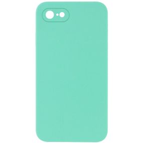 Чохол Silicone Case Square Full Camera Protective (AA) NOLOGO для Apple iPhone 6/6s (4.7") Бірюзовий / Turquoise