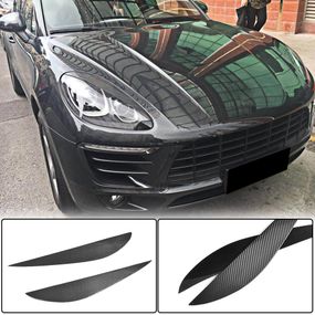 Реснички на фары (2014-2018, Карбон) для Porsche Macan