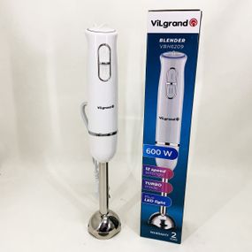 Портативний блендер для смузі ViLgrand VBH6209 600 Вт, Кухонний електричний подрібнювач-блендер MY-46