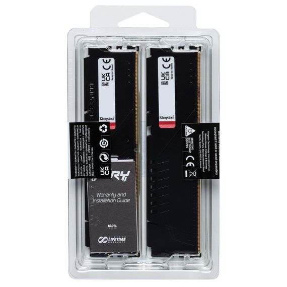 Модуль пам'яті для комп'ютера DDR5 64GB (2x32GB) 5600 MHz Beast EXPO Black Kingston Fury (ex.HyperX) (KF556C40BB2K2-64) | Зображення 5