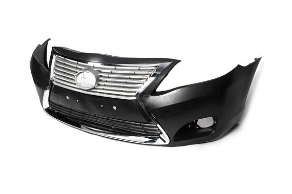 Передний бампер в сборе (Lexus-стиль V1) для Toyota Camry 2007-2011 гг.