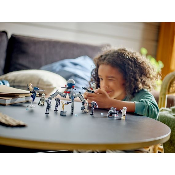 Конструктор LEGO Star Wars Клони-піхотинці й Бойовий дроїд. Бойовий набір 215 деталей (75372) | Зображення 7